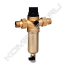 Фильтр сетчатый для горячей воды с прямой промывкой MiniPlus-FK06, Honeywell Braukmann