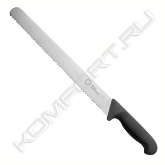 Монтажный нож со специальной заточкой предназначен для резки теплоизоляции. Имеет оригинальную форму и размеры, позволяющие максимально облегчить труд профессионального монтажника.<br><br>Длина клинка - 270мм.<br>