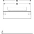 Шкафчик для накладной раковины VariForm, с одним выдвижным ящиком, полкой и сифоном, Geberit